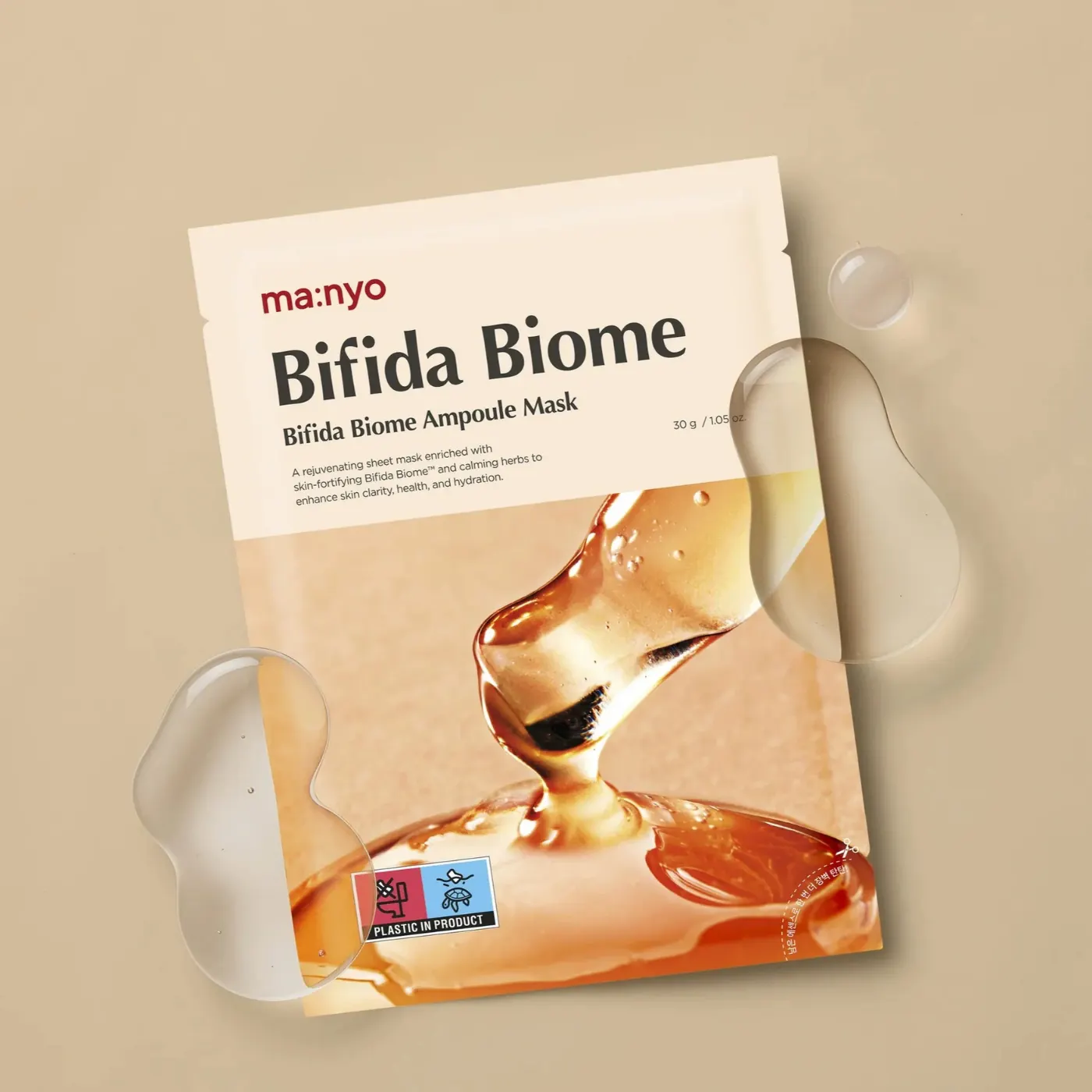 Manyo Bifida Biome Ampoule Mask 30 g - Vaizdas 4