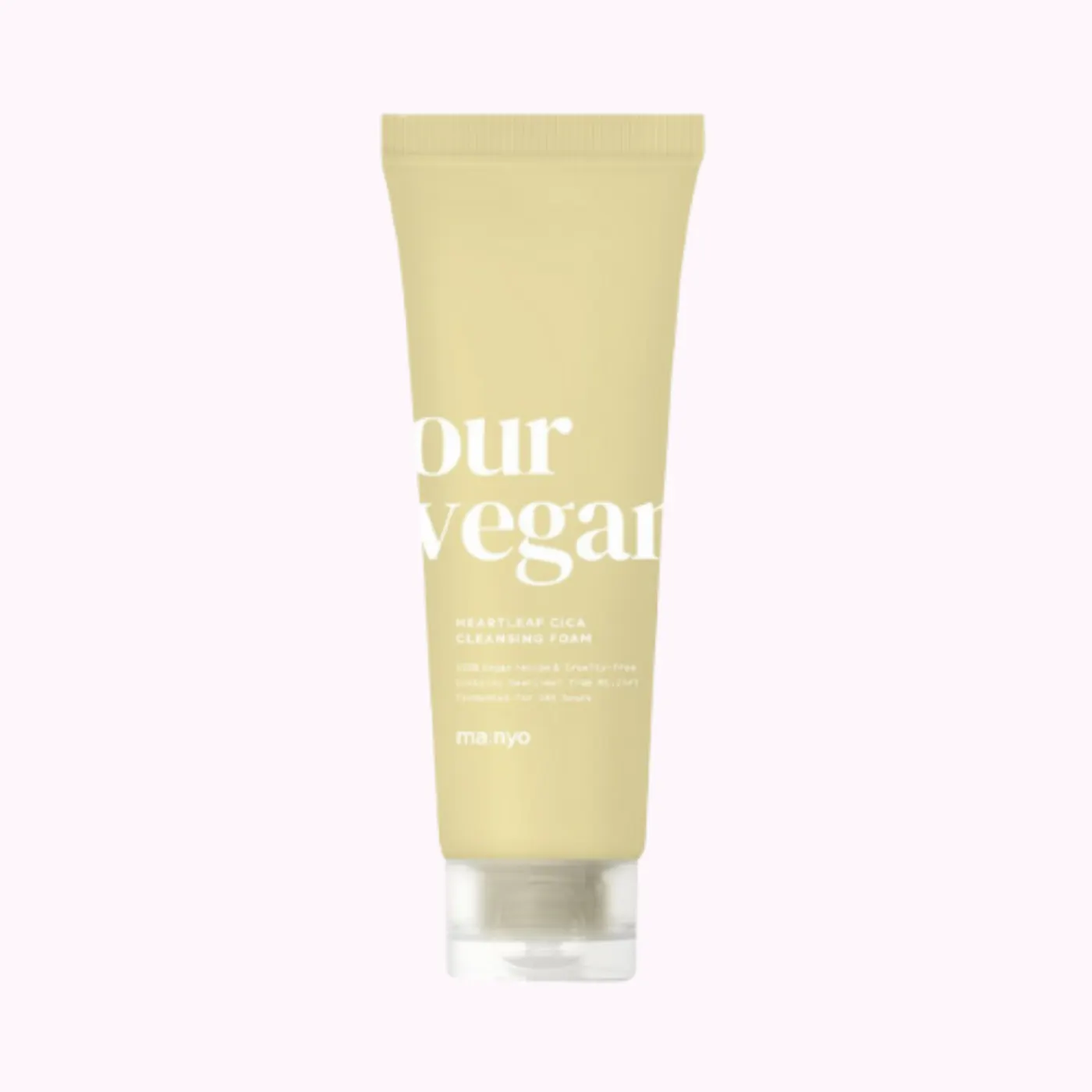 Manyo Our Vegan Heartleaf Cica Cleansing Foam/ пенка с центеллой и хауттюйнией для чистой и ровной кожи 120мл
