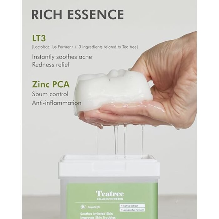 DERMAL TeaTree Calming Toner Pad - Image 2