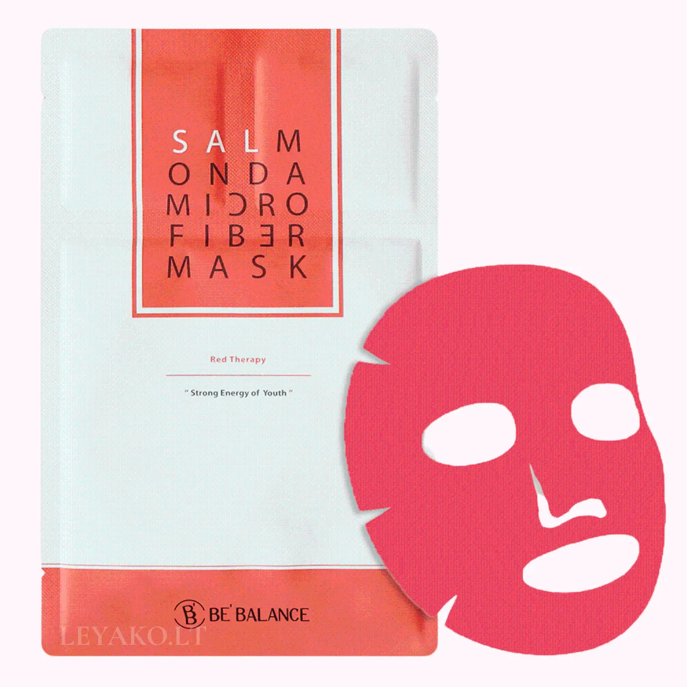 BE BALANCE Salmon DA Micro Fiber Mask 3 Steps - Vaizdas 2