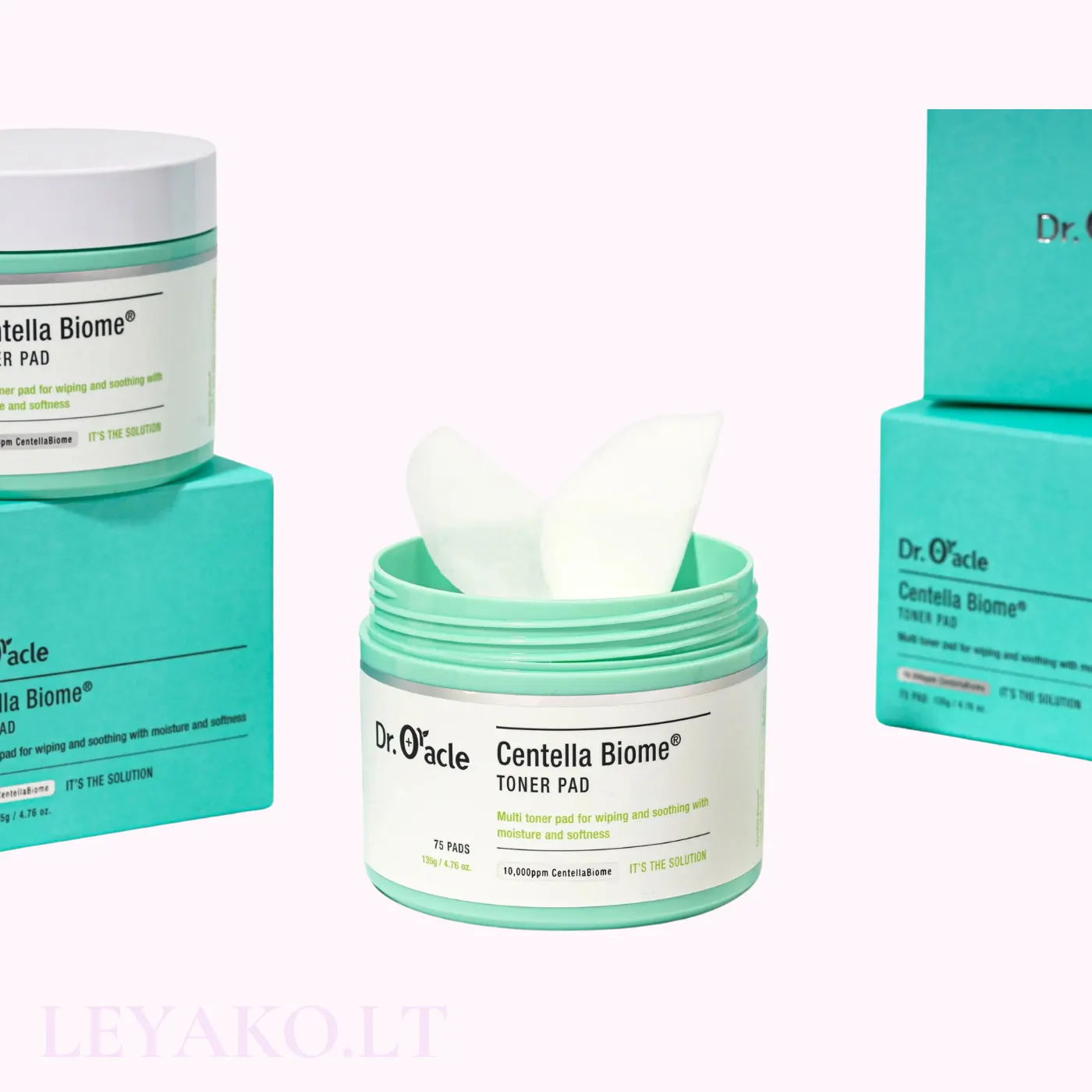 DR. ORACLE CentellaBiome Cica Pore Pad/ Тонер-пэды для сужения пор и гладкости кожи 75sheets — изображение 2