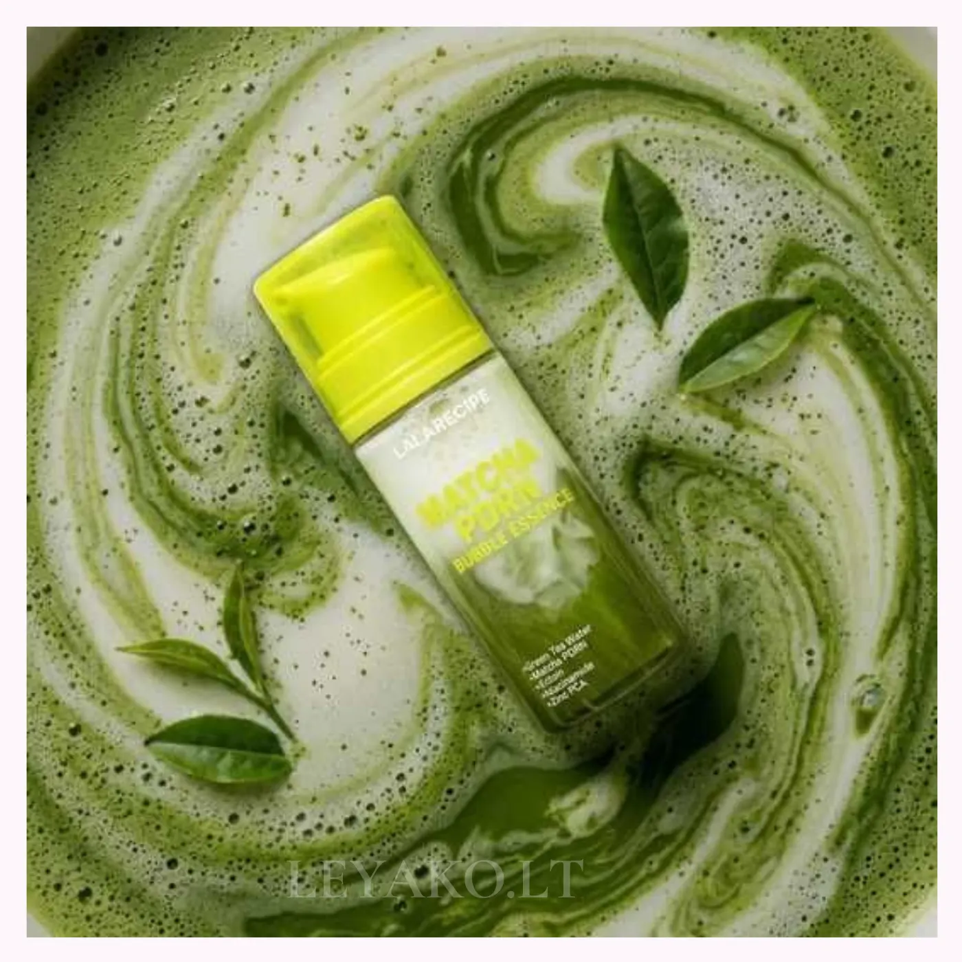LALARECIPE Matcha PDRN Bubble Serum/ сыворотка с PDRN и зелёным чаем 95мл — изображение 3
