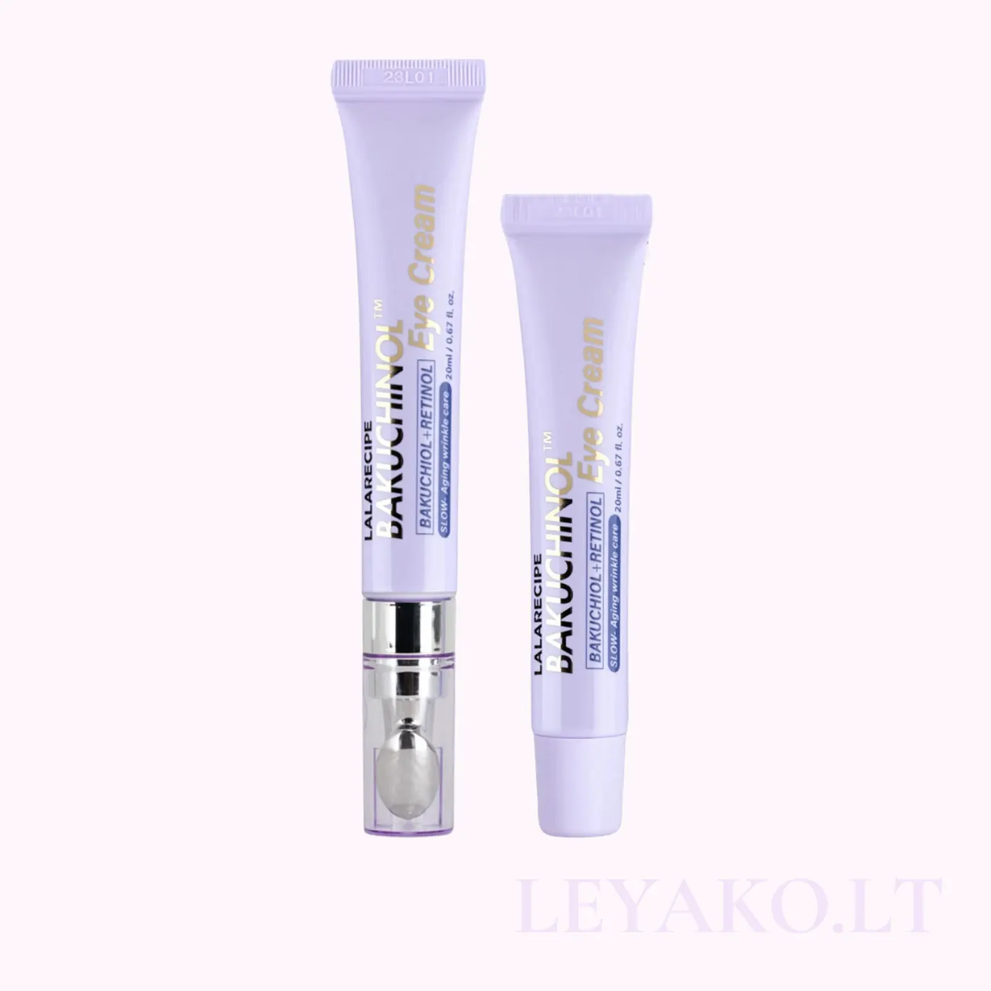 LALARECIPE bakuchinol eye cream 20ml x 2pcs - Vaizdas 3