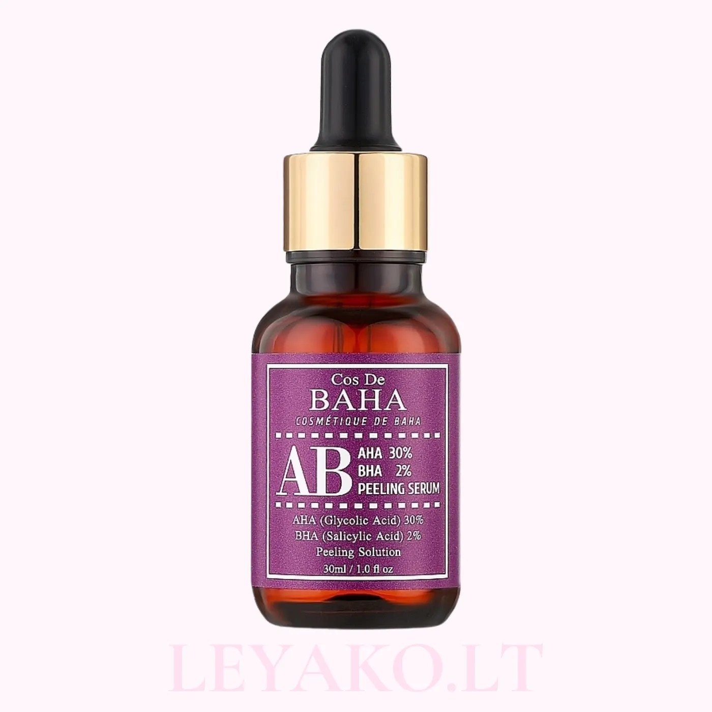 Cos De Baha AB AHA/BHA AB Serum/ Интенсивный кислотный пилинг для гладкой и чистой кожи 30мл — изображение 3