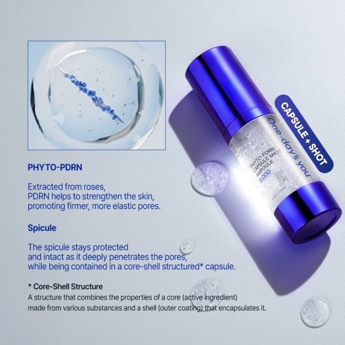 One Days You Phyto PDRN Capsule Shot Ampoule 5000/2000 30ml - Image 3