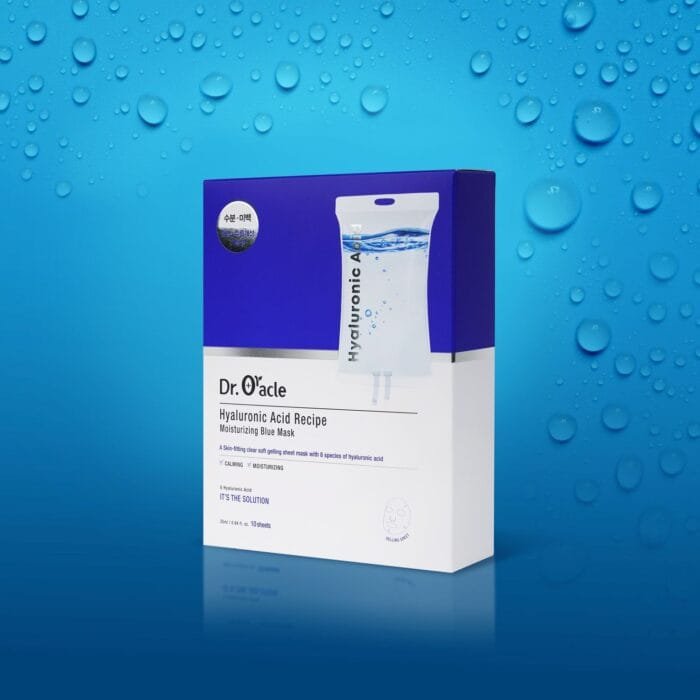 Dr. Oracle Recipe Mask Hyaluronic Acid Recipe Moisturizing Blue Mask