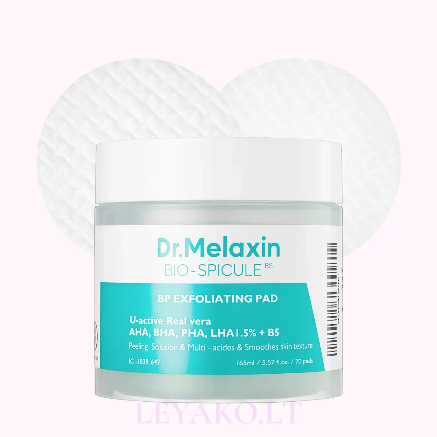 Dr. Melaxin BP Exfoliating Pad 70pcs - Vaizdas 7