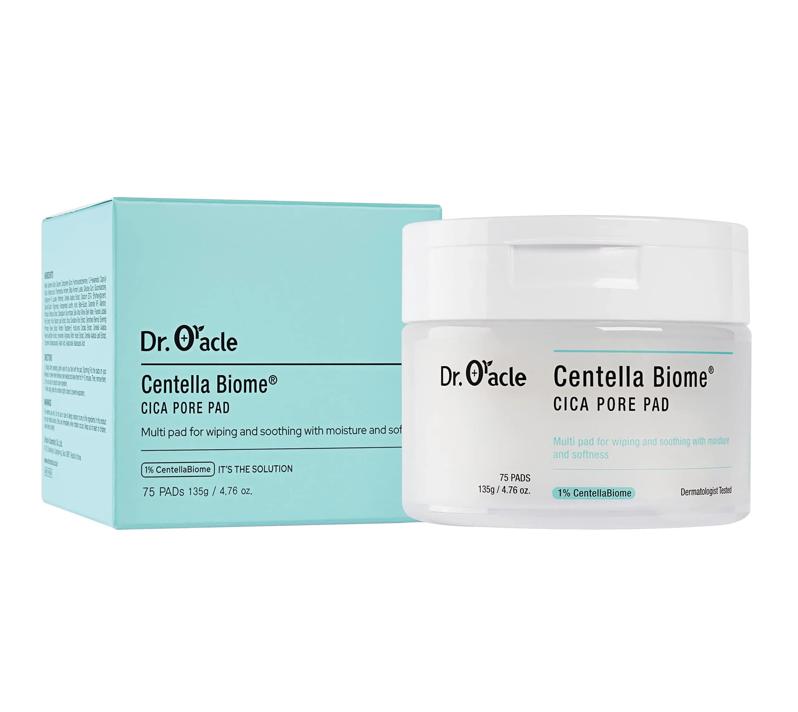 DR. ORACLE CentellaBiome Cica Pore Pad 75sheets