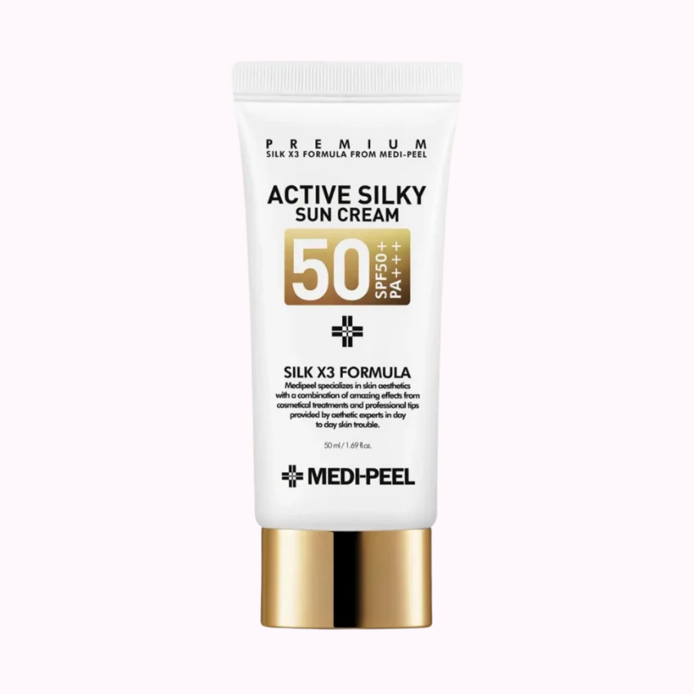 MEDI-PEEL Active Silky Sun Cream SPF50+ PA+++/ Увлажняющий солнцезащитный крем 50мл