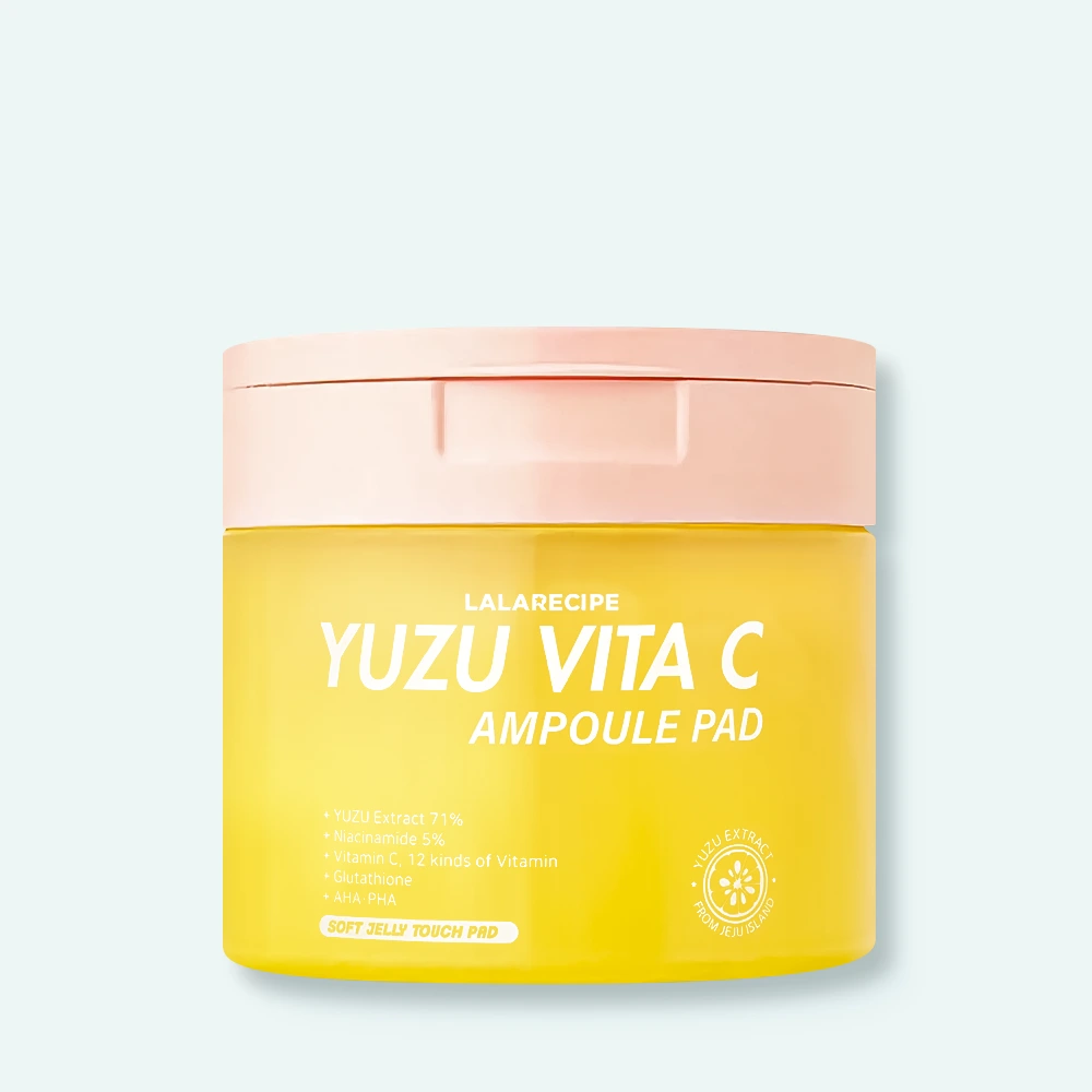 Lalarecipe Yuzu Vita C Ampoule Pad 80pads