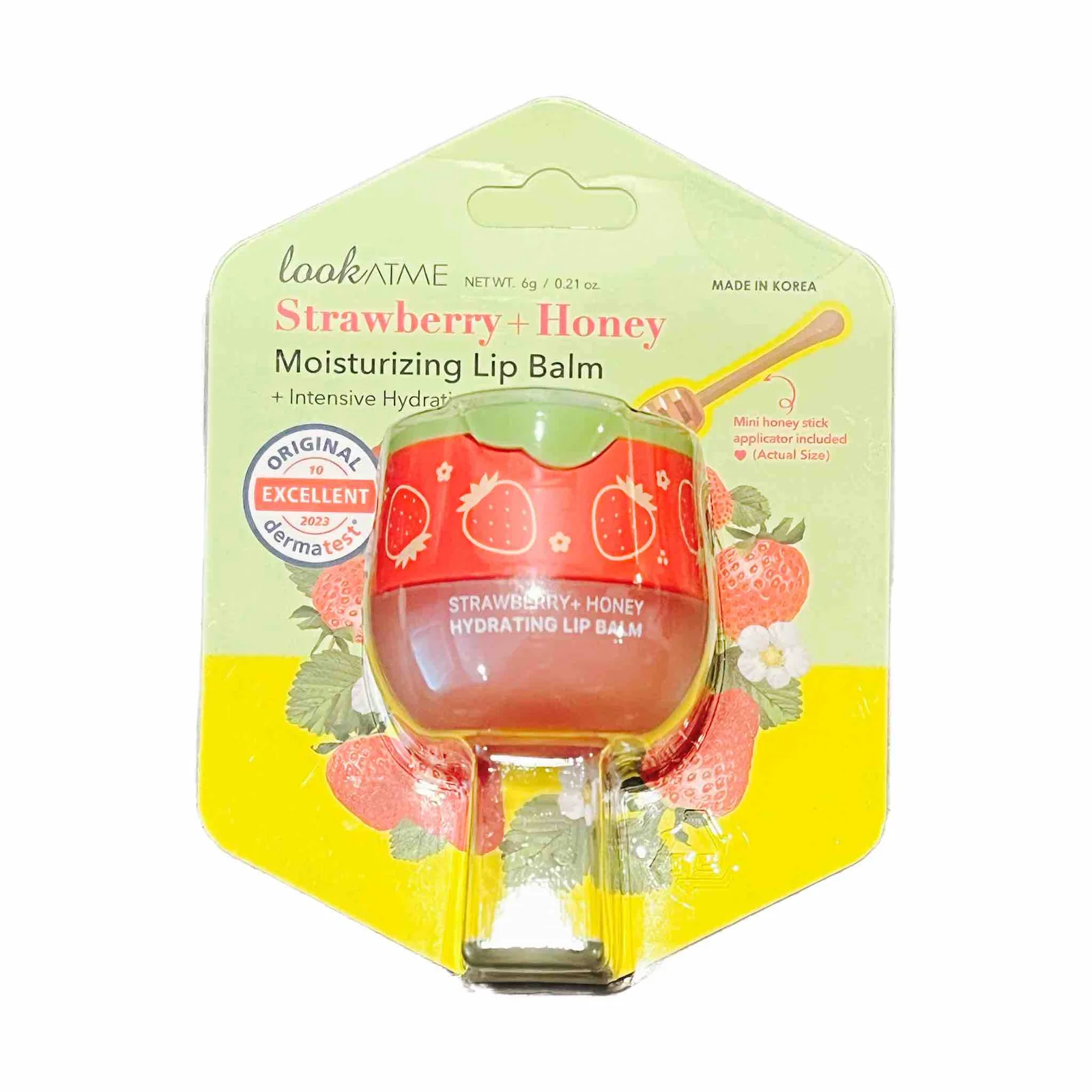 LookAtMe Lip Balm Strawberry + Honey 6 g - Image 4