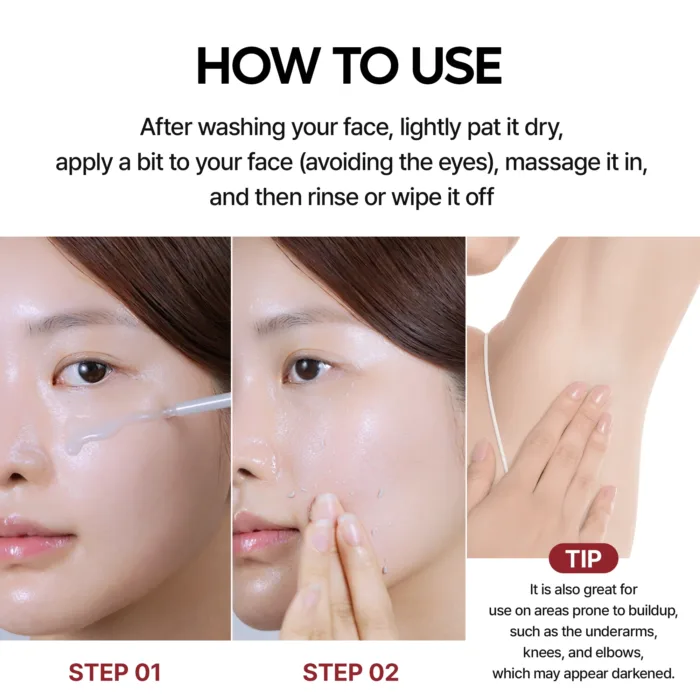Dr. Melaxin Peel Shot Exfoliant Black Rice Ampoule 80ml - Image 2