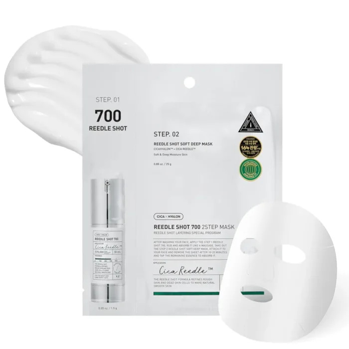 VT Cosmetics Mild Reedle Shot 700 2 Step Mask 1.5g + 25g