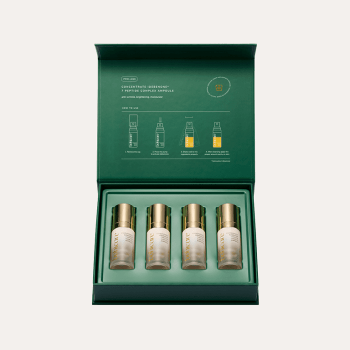 Bohicare Concentrate Idebenone 7 Peptide Complex Ampoule 4pcs*8ml - Image 3