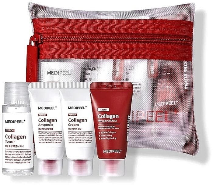MEDI PEEL Red Lacto Collagen Skin Care Trial Kit 4pcs