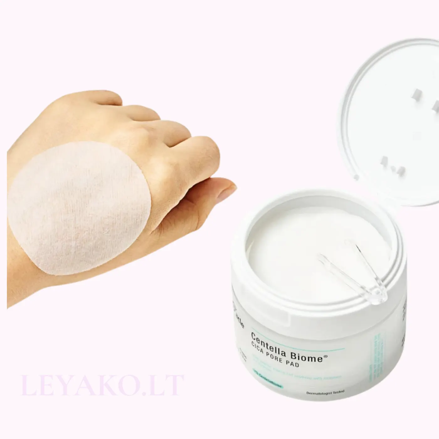 DR. ORACLE CentellaBiome Cica Pore Pad/ Тонер-пэды для сужения пор и гладкости кожи 75sheets — изображение 3