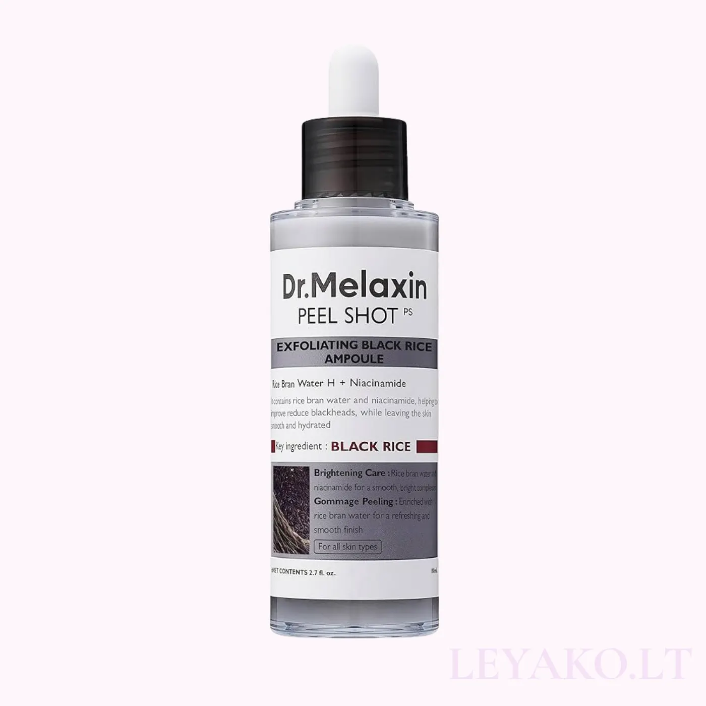 Dr. Melaxin Peel Shot Exfoliant Black Rice Ampoule 80ml
