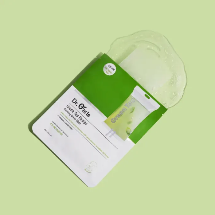Dr. Oracle Recipe Mask Greentea Recipe Calming Green Mask