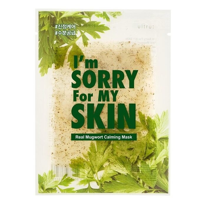 I'm Sorry for My Skin Real Mugwort Calming Mask