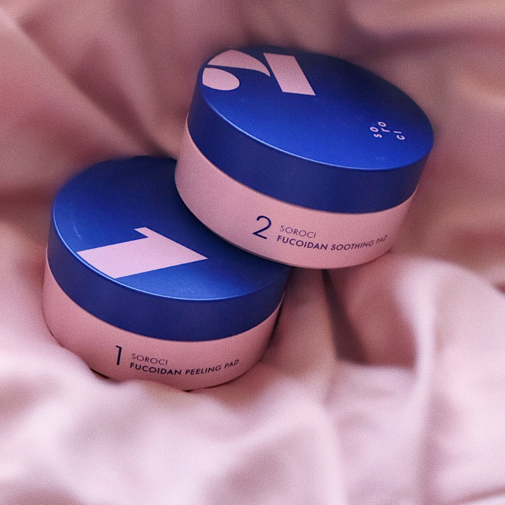 SOROCI Fucoidan Peeling & Soothing Pad 80ml+80ml - Image 4
